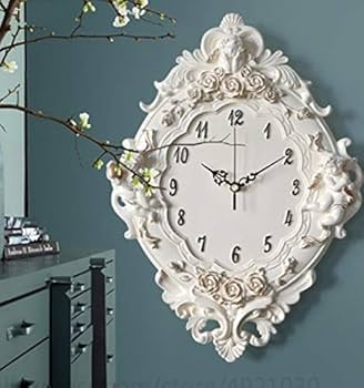 三体の天使 ブラケット時計 エンジェル ANGEL 壁掛け時計 CLOCK クロック 女神 クラシックスタイル時計 掛け時計 クロック ホワイト 姫  クオーツ 輸入雑貨 イタリア おしゃれ 雑貨 アンティーク調 ヨーロピアン ヨーロッパ クラシック